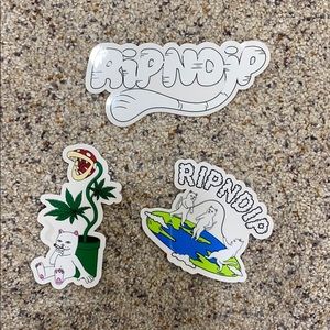 FREE w/ a purchase; Ripndip stickers